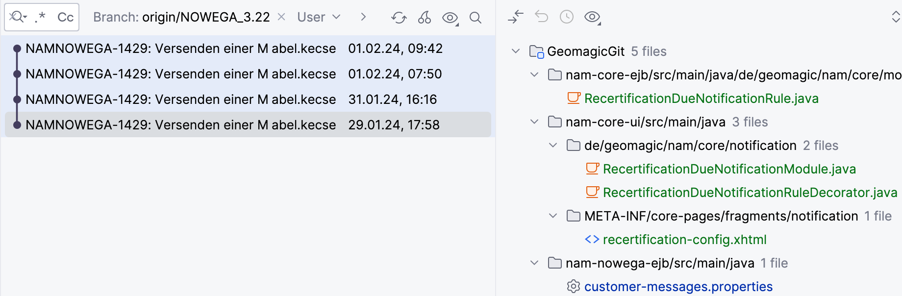 Technische Implementierung des Notification-Moduls