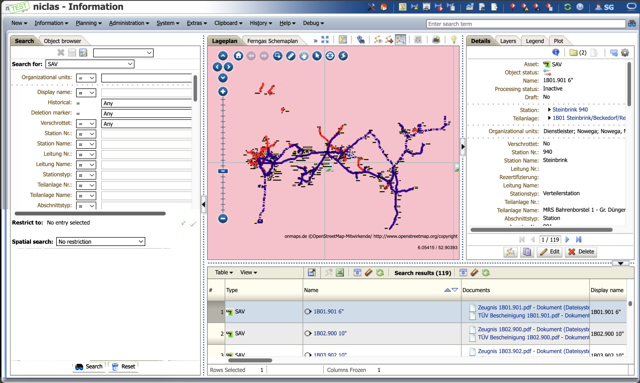 Verteilung von Sicherheitsabsperrventile